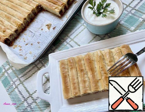 Filo-Pie with Meat and Potatoes Recipe