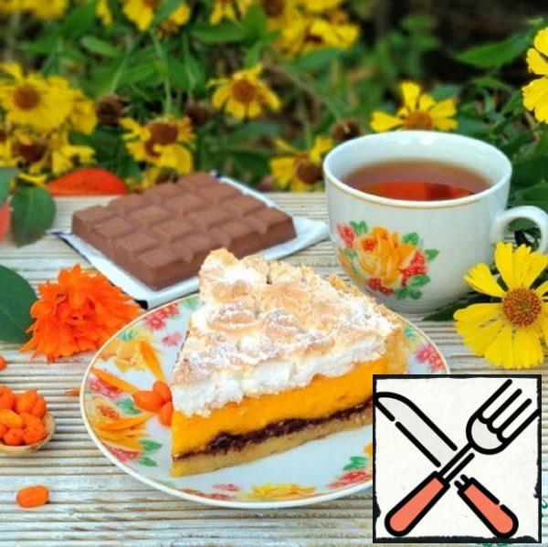 Sea Buckthorn Tart with Chocolate and Meringue Recipe