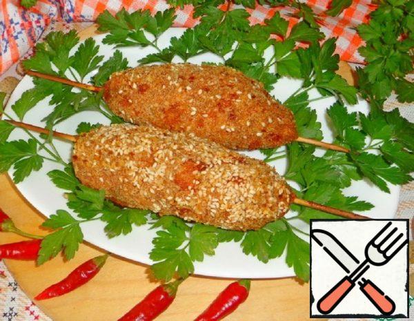 Turkey Kebab with Sesame Seeds Recipe