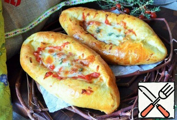 Boat Pies with Vegetables and Cheese Recipe