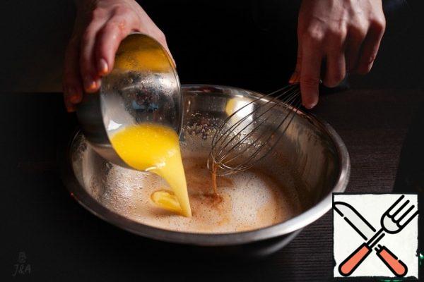 Kindled butter.