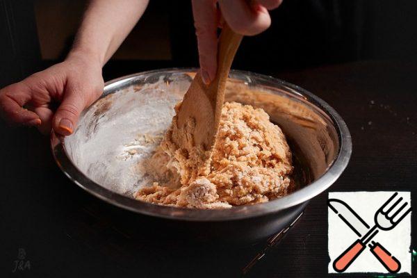 Stir until there is no dry flour left.