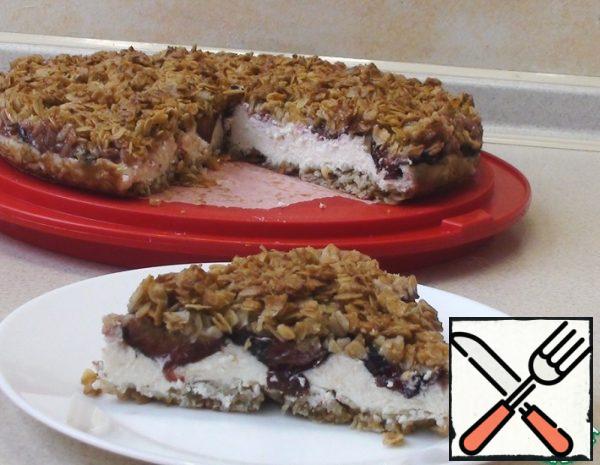 Oatmeal Cheesecake with Cream Recipe