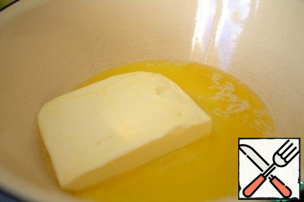 Melt the butter in any way.