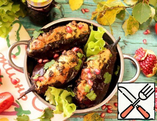 Turkey Skewers in Eggplant Recipe