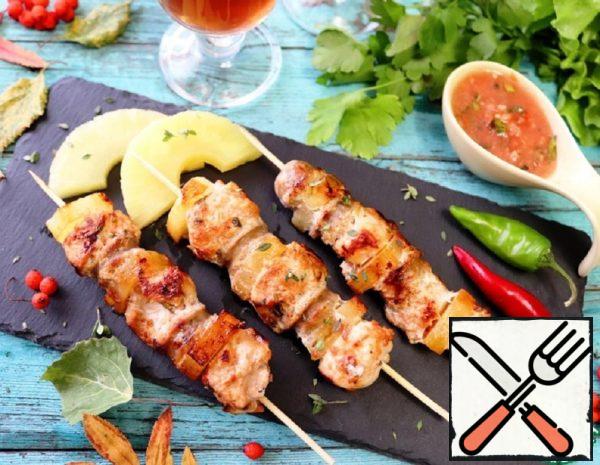 Skewers-Assorted with Pineapple Recipe