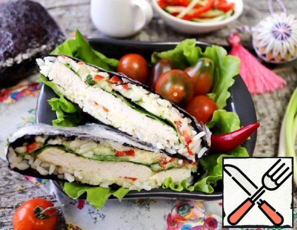 Sushi-Sandwich with Turkey Recipe
