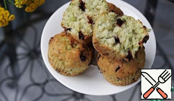 Zucchini Muffins with Chocolate Recipe