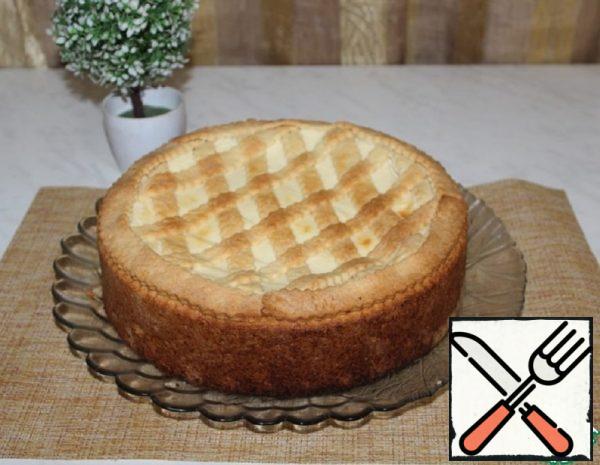 Italian Pie with Cottage Cheese and Custard Recipe
