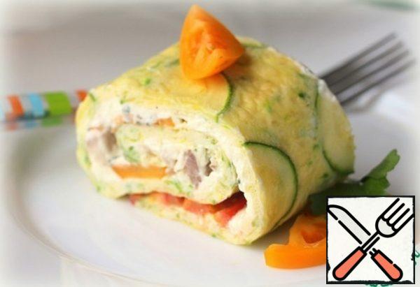 Festive Zucchini Roll Recipe