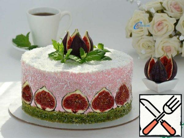 Cake "Spinach-Raspberry-Fig" Recipe
