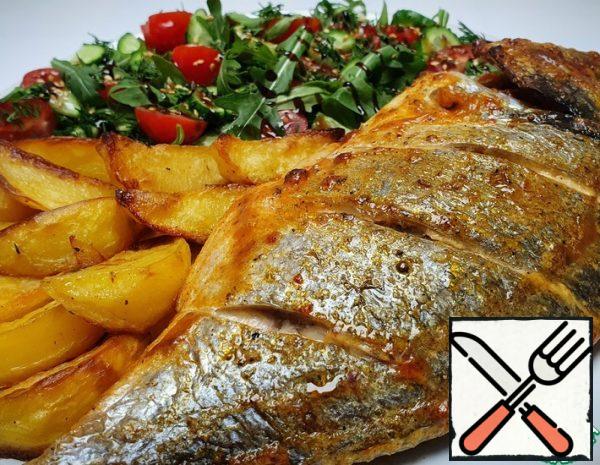 Baked Potatoes with Fish Recipe