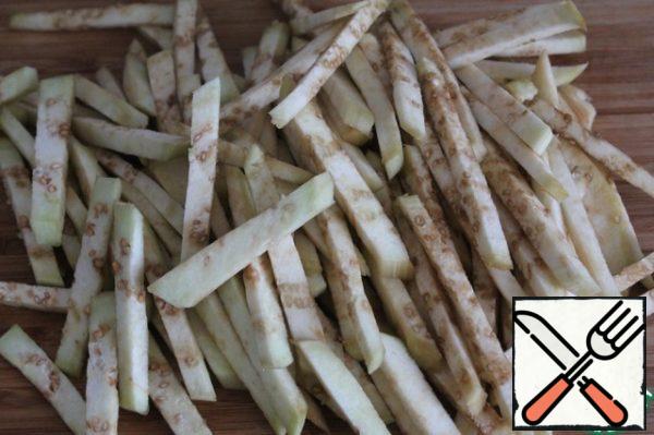 Cut into strips.