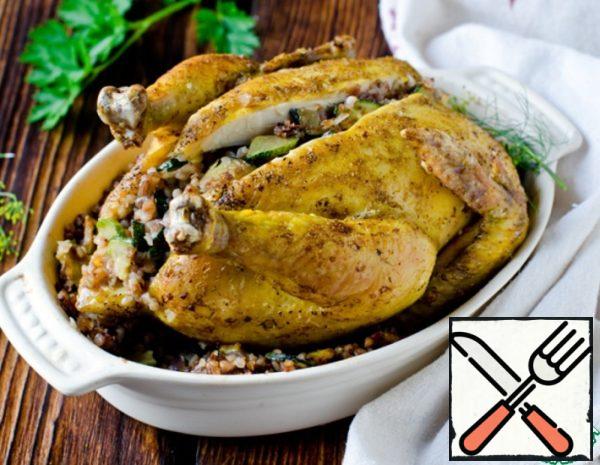 Chicken stuffed with Buckwheat and Zucchini Recipe