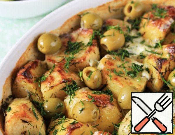 Potatoes baked in Cream Recipe
