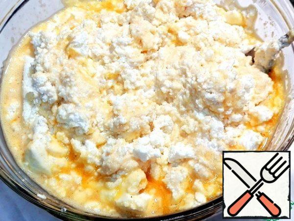 And mixed the mass.