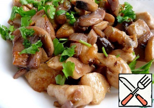 Chicken with Wine and Cream Sauce Recipe