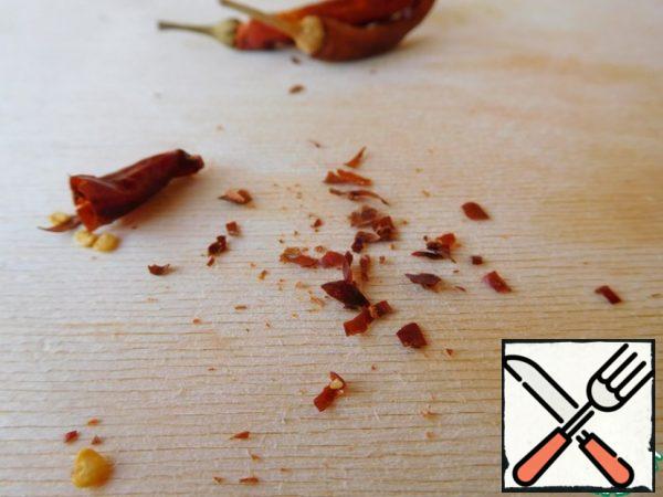 Pepper cut finely (I have dried).