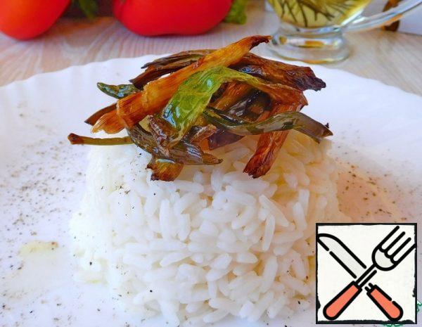 Rice with Crispy Green Onions Recipe