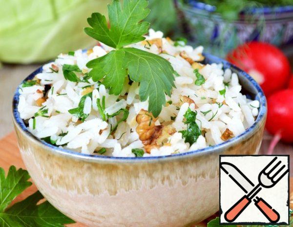 Rice with Walnuts and Herbs Recipe