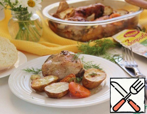Chicken Thighs with Potatoes Recipe