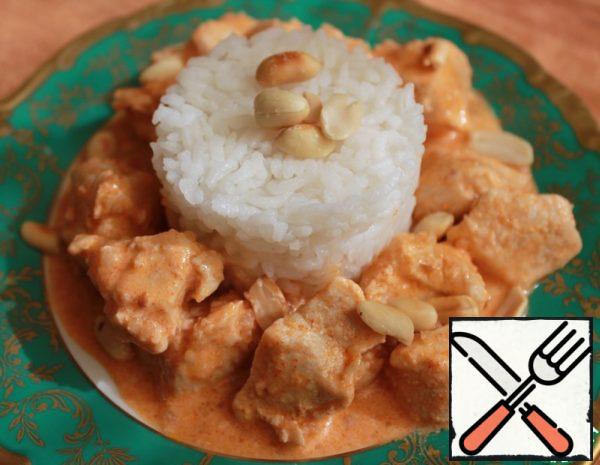 Chicken with Peanuts Recipe