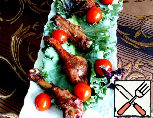Duck baked in Apples Recipe