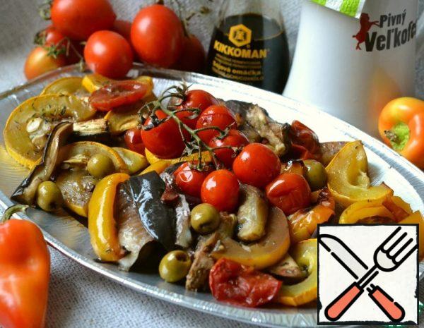 Baked Vegetables with Fish Recipe