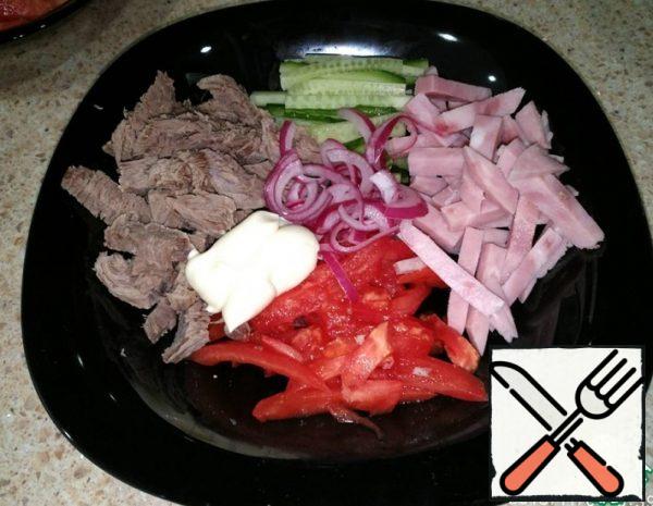 Beef and Ham Salad Recipe