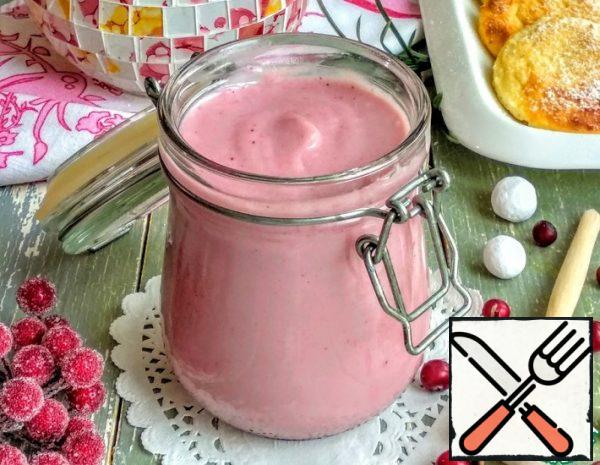 Cranberry custard Sauce Recipe