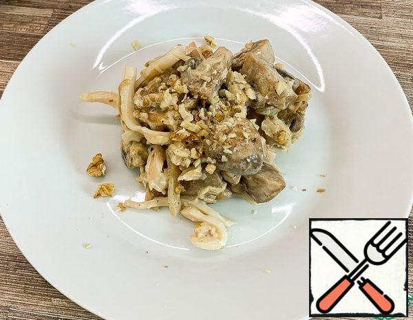 Salad with Squid and Mushrooms Recipe