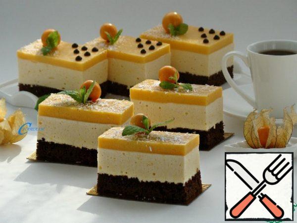 Chocolate-Caramel Cake with Pumpkin Bird's Milk Recipe