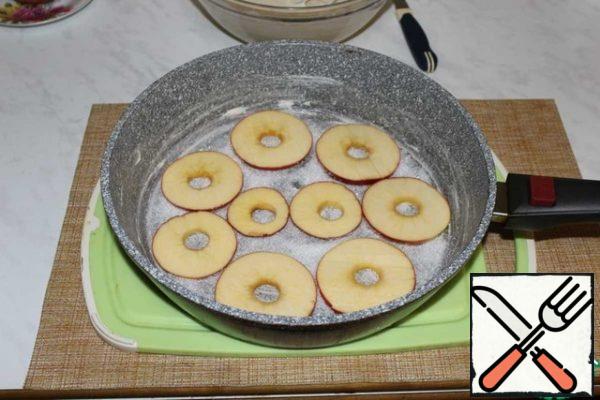 Spread the apples.