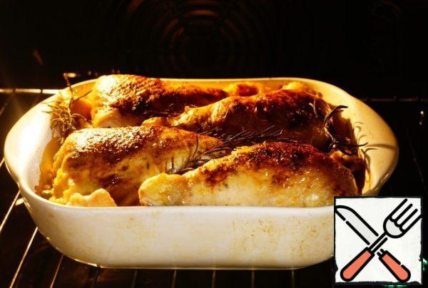Send to a preheated 180 degree oven for 40 minutes.