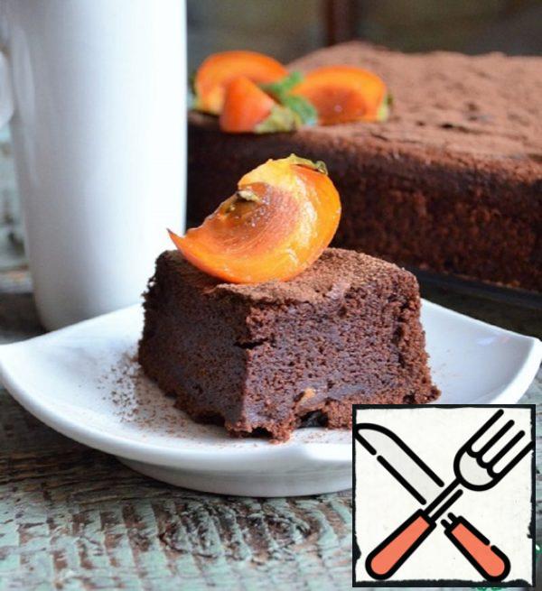 Chocolate Cake with Persimmon "Admiration" Recipe