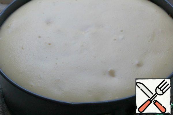 Get. Cool.
Put it in the refrigerator overnight, without removing it from the mold.