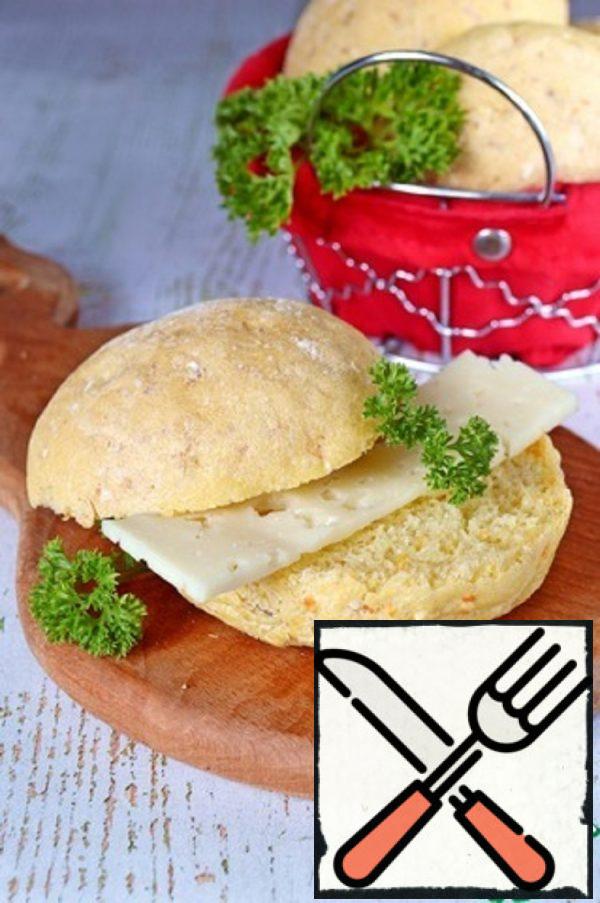 Carrot Buns for Sandwiches Recipe