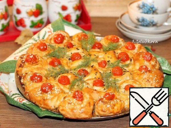 Collapsible Pie baked in a Spicy Sauce Recipe