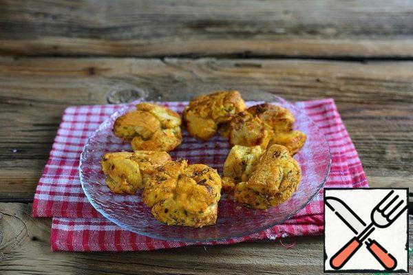 Bake at 180 degrees-10-15 minutes until tender and crunchy.