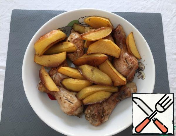 Baked Chicken with Potatoes in Soy Sauce Recipe