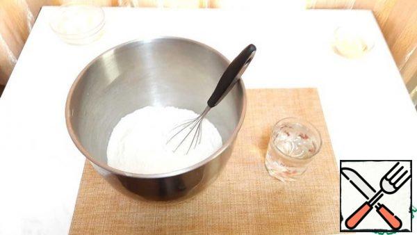 Gradually add warm water.