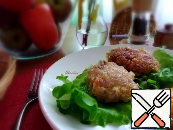 Here are such beautiful and flavorful cutlets turned out.
