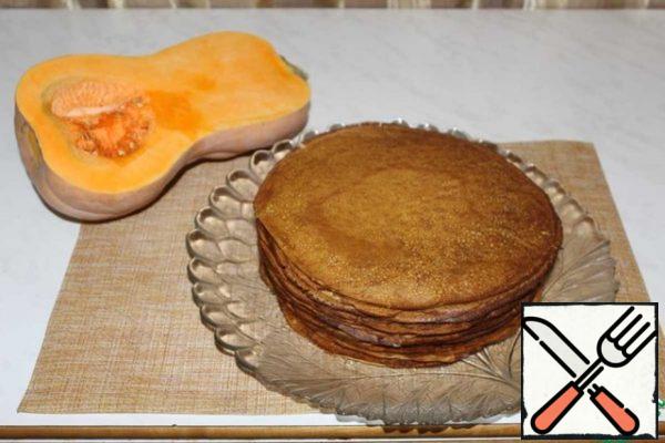 Fry the pancakes.