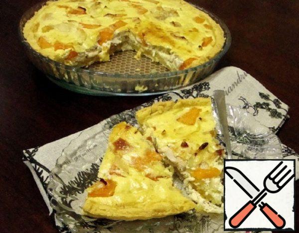 Quiche with Pumpkin and Chicken Recipe