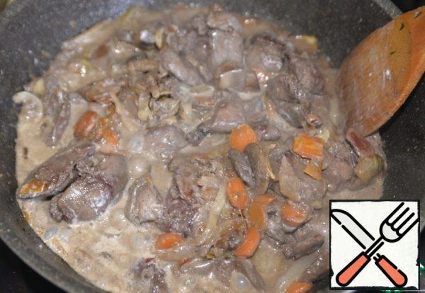 Simmer over medium heat for 10 minutes.