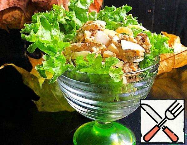 Onion and Egg Salad with Eggplant Recipe