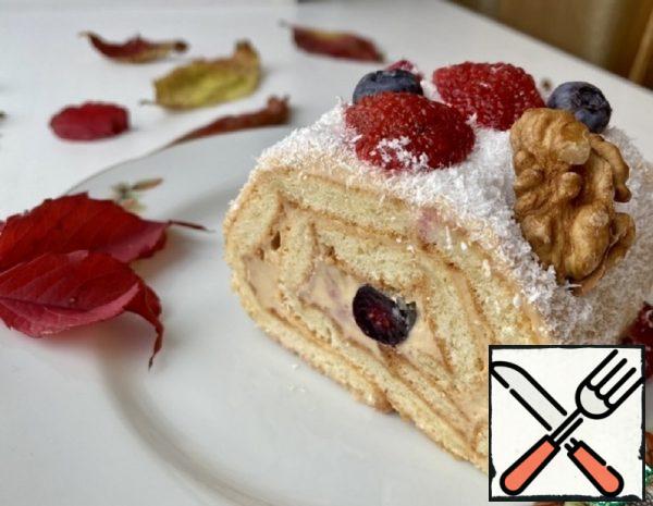 Sponge Roll "Berry" Recipe