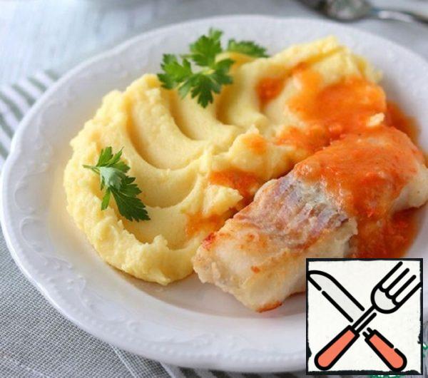 Cod with Sweet and Sour Vegetable Sauce Recipe