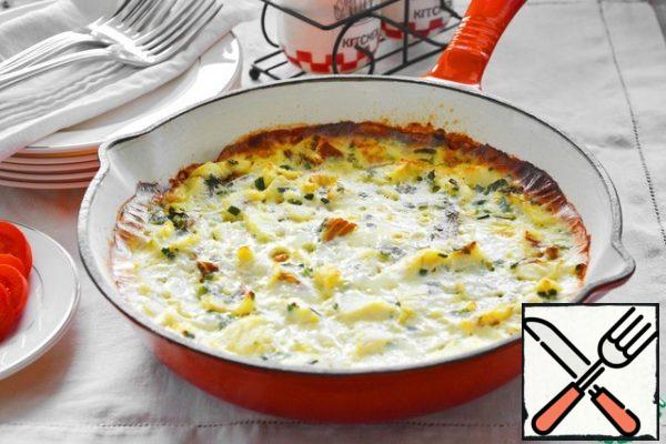 Bake in the oven at 160-180°With about 20-25 minutes. If desired, you can add a side dish of mashed potatoes or vegetable salad.