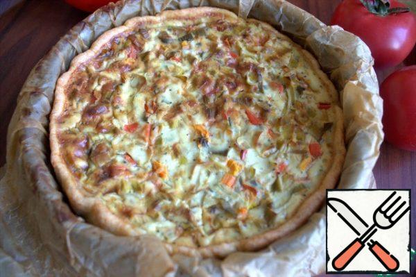 The filling in the oven will rise like a cap, but it will settle when it cools down.